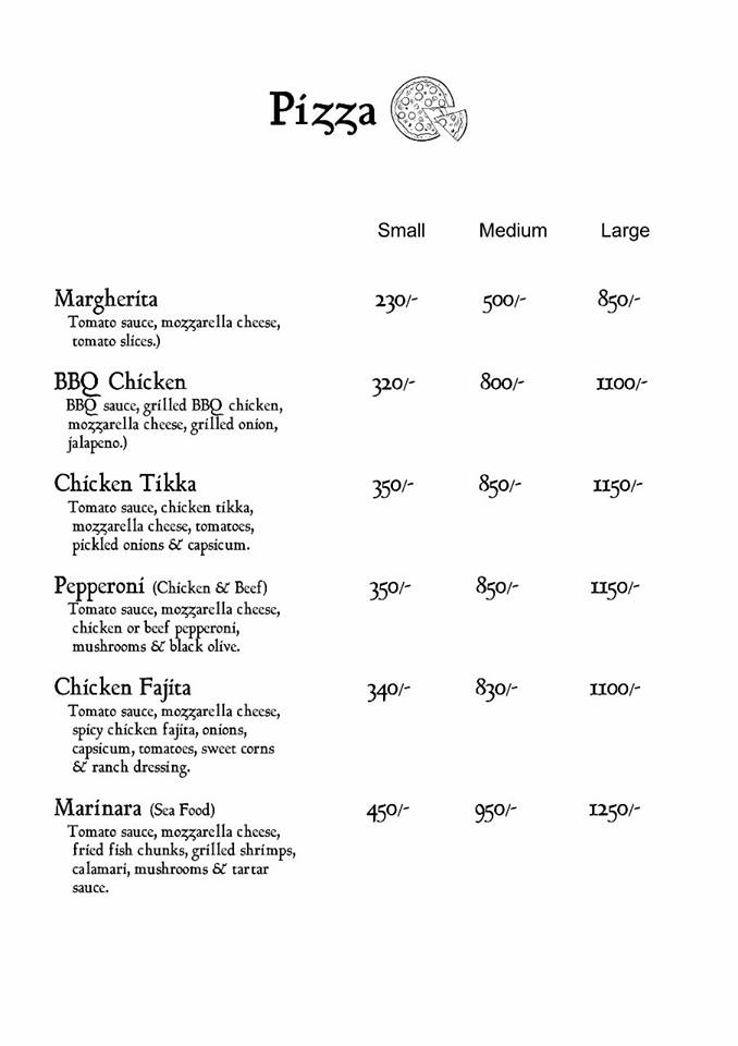 The Lounge By Attraction Menu