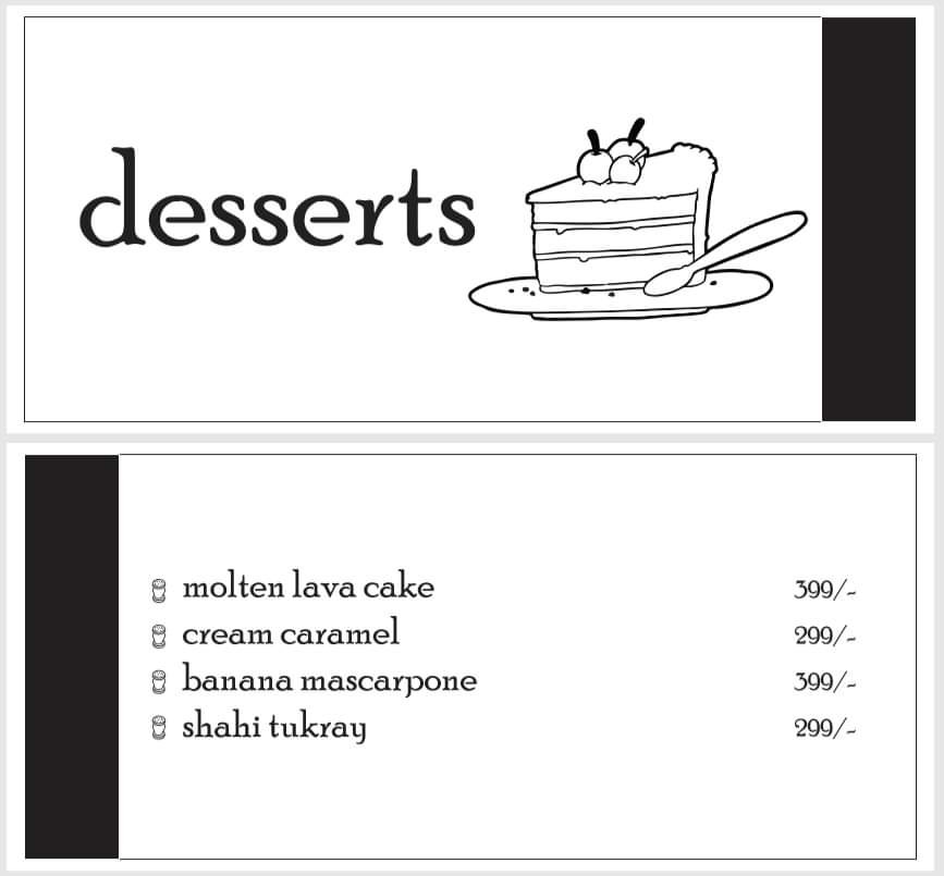 Umami il Ristorante Menu