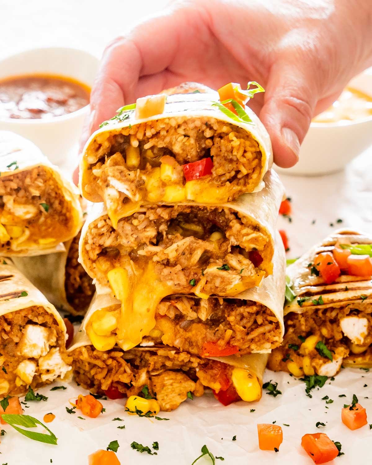 Chicken Burritos