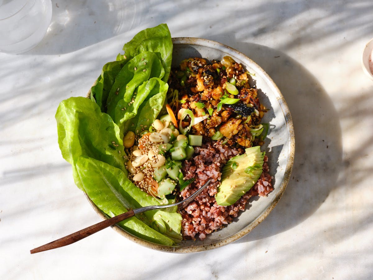 Spicy Tempeh Crumble Bowl A Flavorful Twist on a Vietnamese Classic