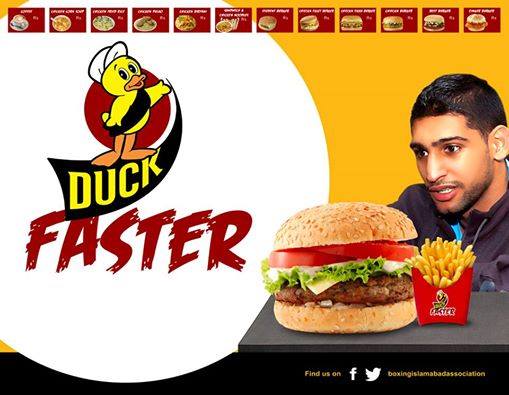 Duck Faster Fet Fast Food