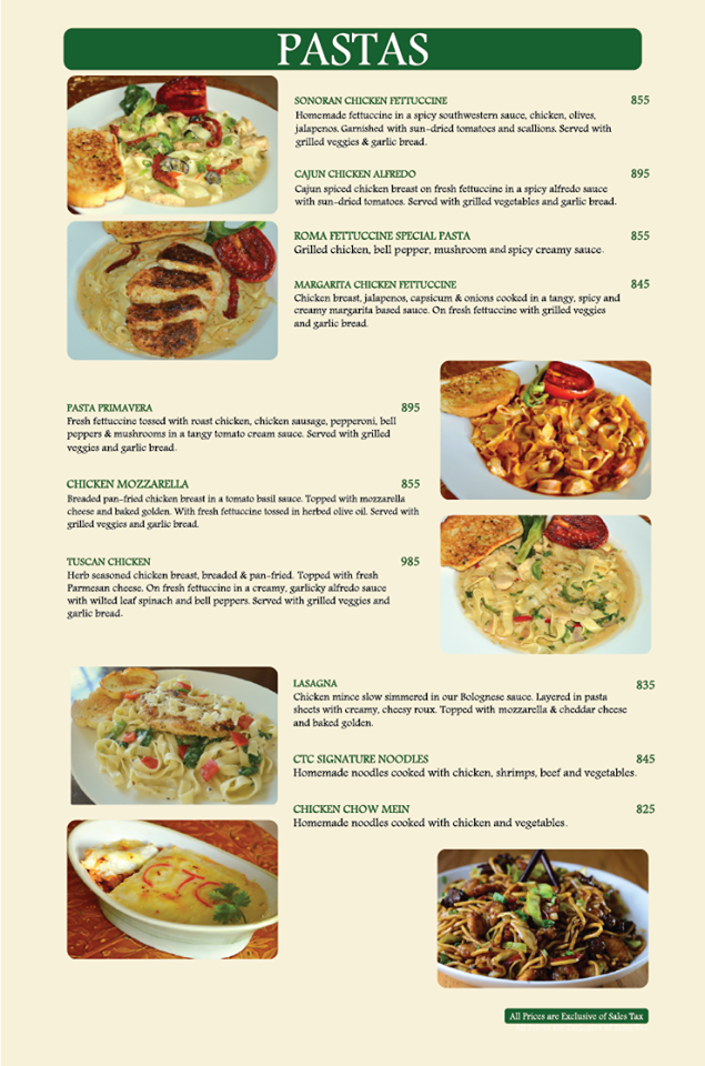 Coffee Tea & Company menu page 4