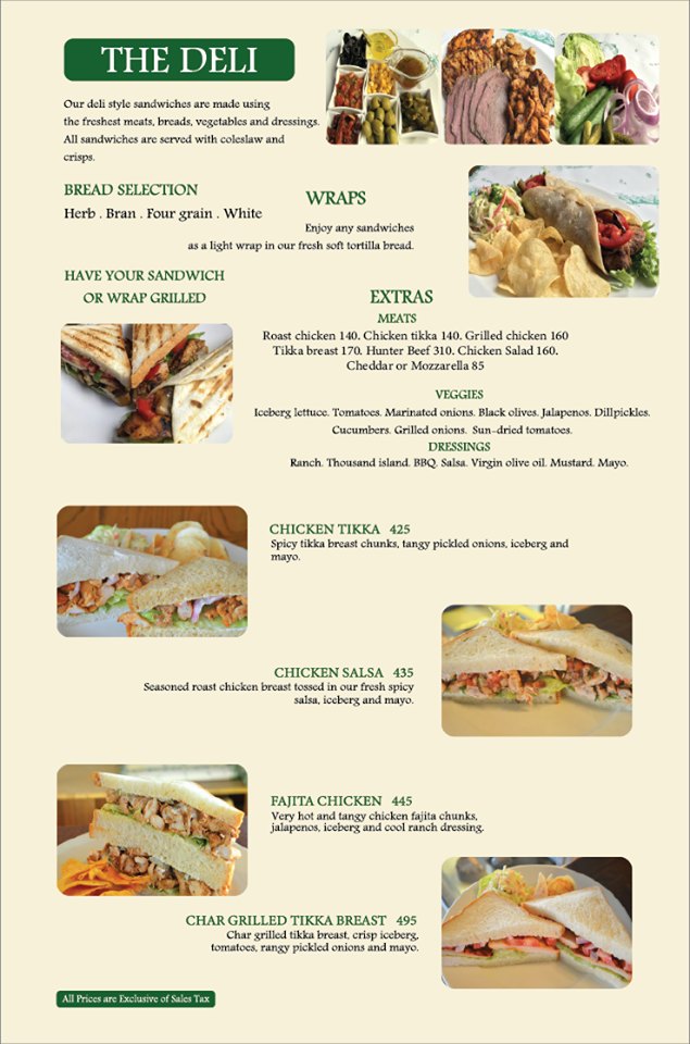 Coffee Tea & Company menu page 8