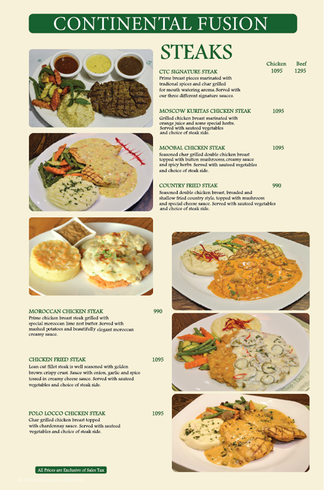 Coffee Tea & Company menu page 9