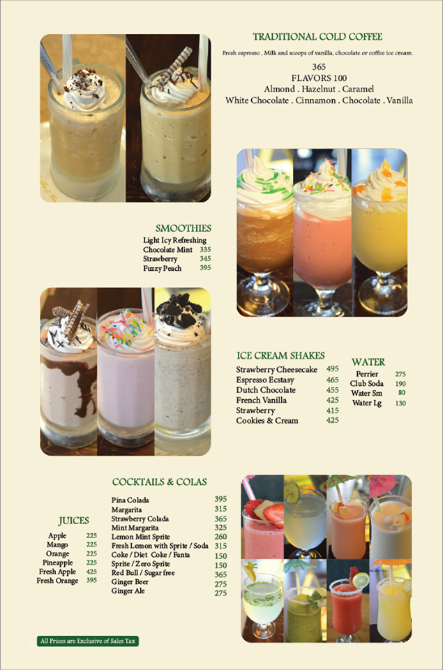 Coffee Tea & Company menu page 11