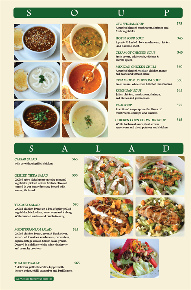 Coffee Tea & Company menu page 14