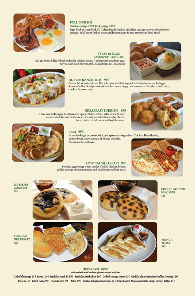 Coffee Tea & Company menu page 15