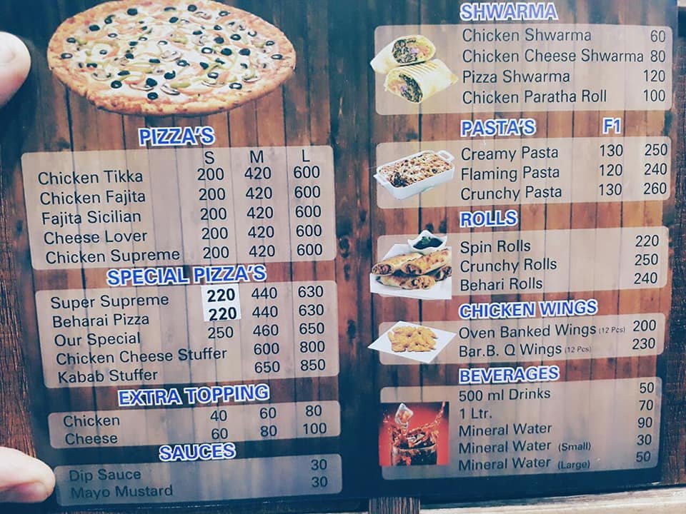 Pizzay Di Hatti menu page 2