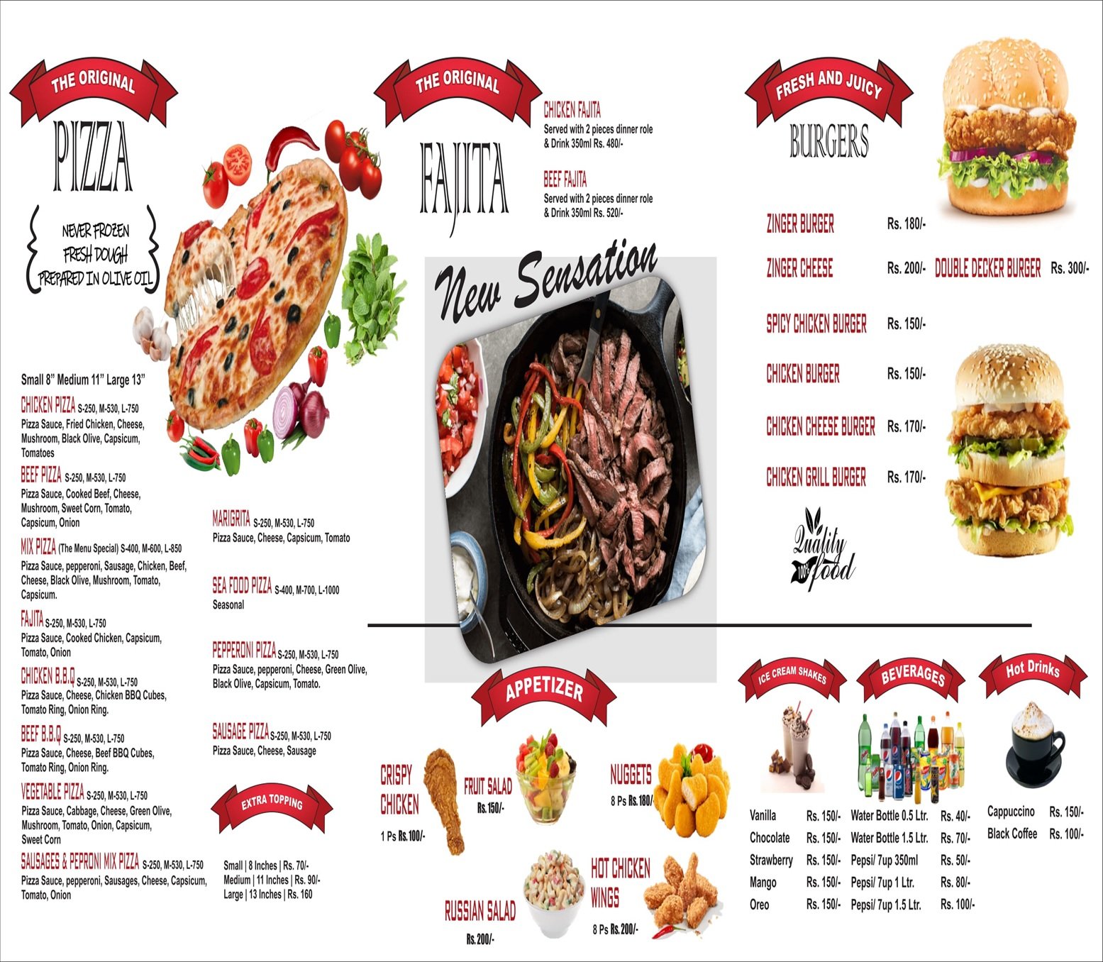 The Menu Bar Restaurant menu page 2