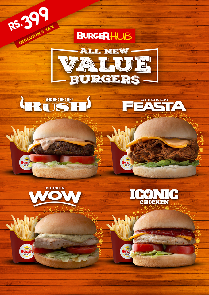 Burger Hub Gulberg menu page 3