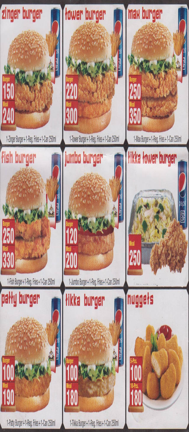 Crisspy Bites menu page 3