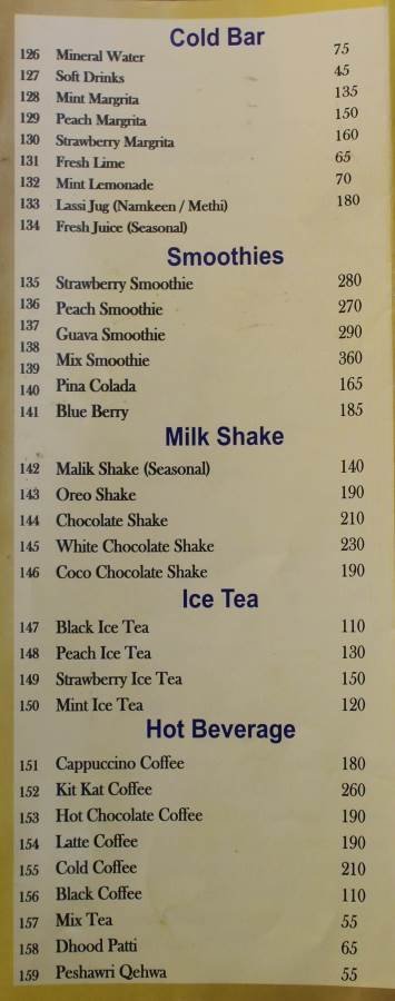 Jallandhry Grill menu page 2