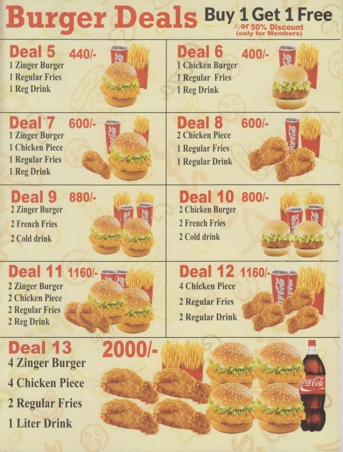 19 Pizza Sheikhupura menu page 6