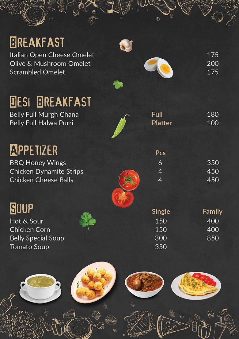 Belly Full menu page 5