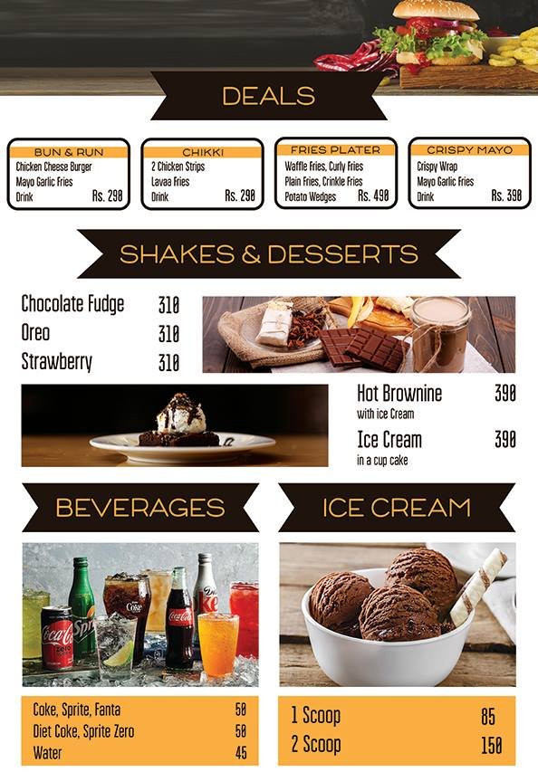 Burgrill menu page 1