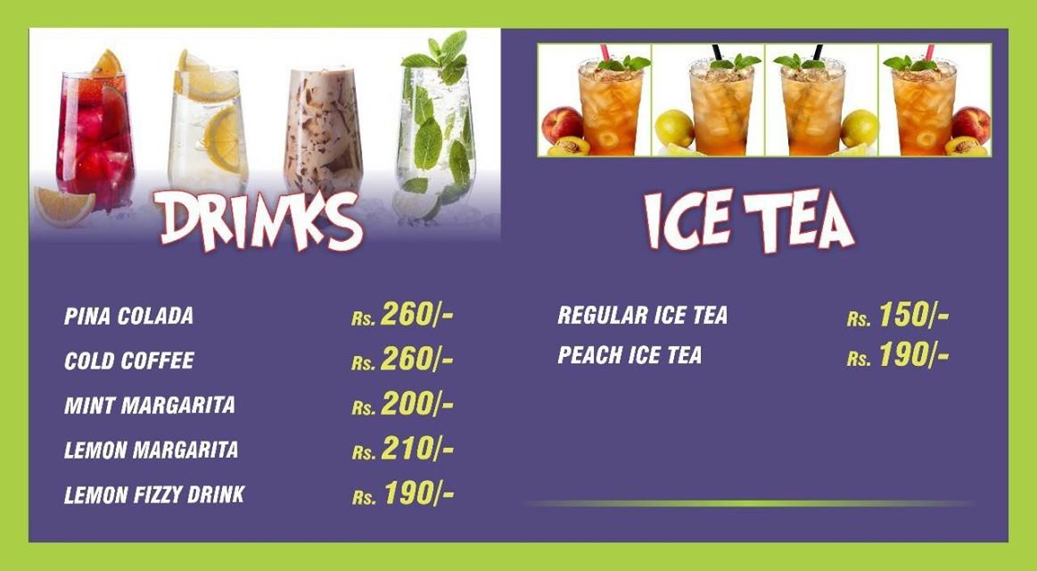Food Courtyard menu page 5