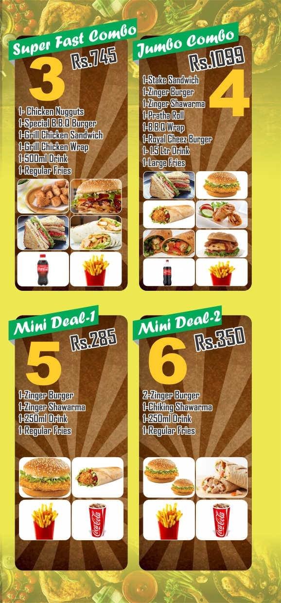 Smokin Grill menu page 5