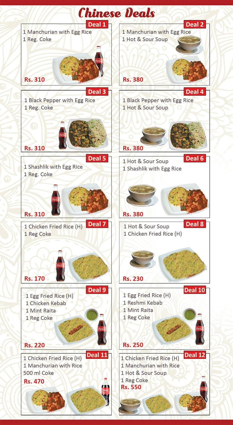Haji Paratha & BBQ menu page 2