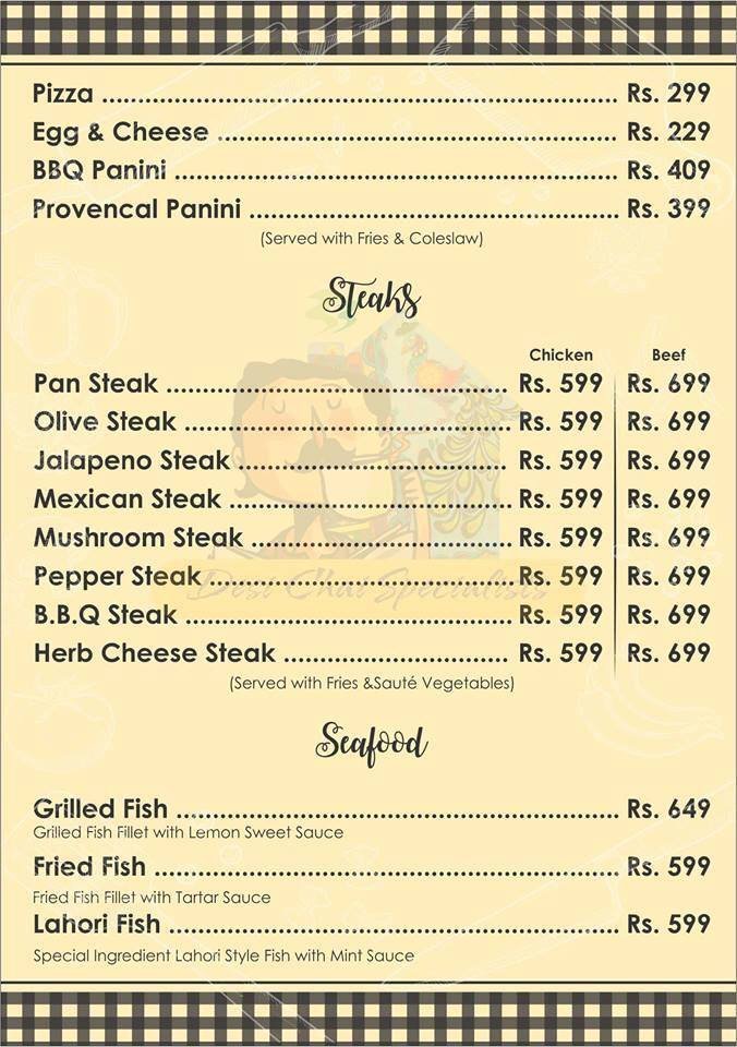 Chaaye Ghar menu page 5