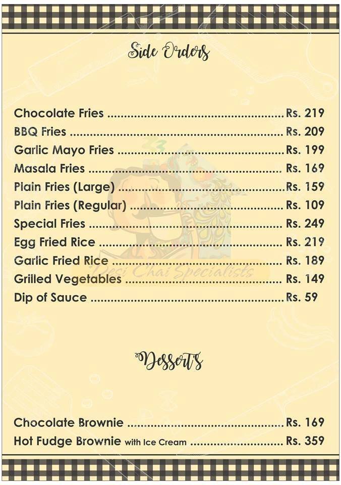 Chaaye Ghar menu page 6