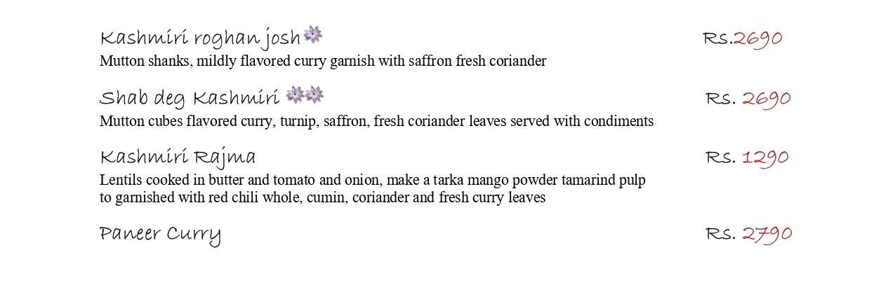 Dawat - Islamabad Serena Hotel menu page 7