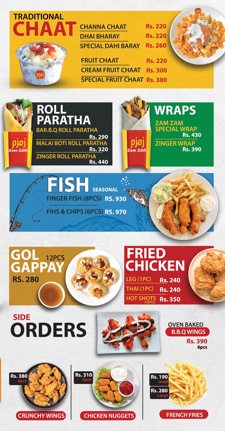 Zam Zam Rawalpindi menu page 4
