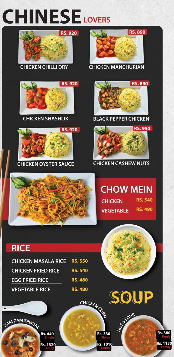 Zam Zam Rawalpindi menu page 5