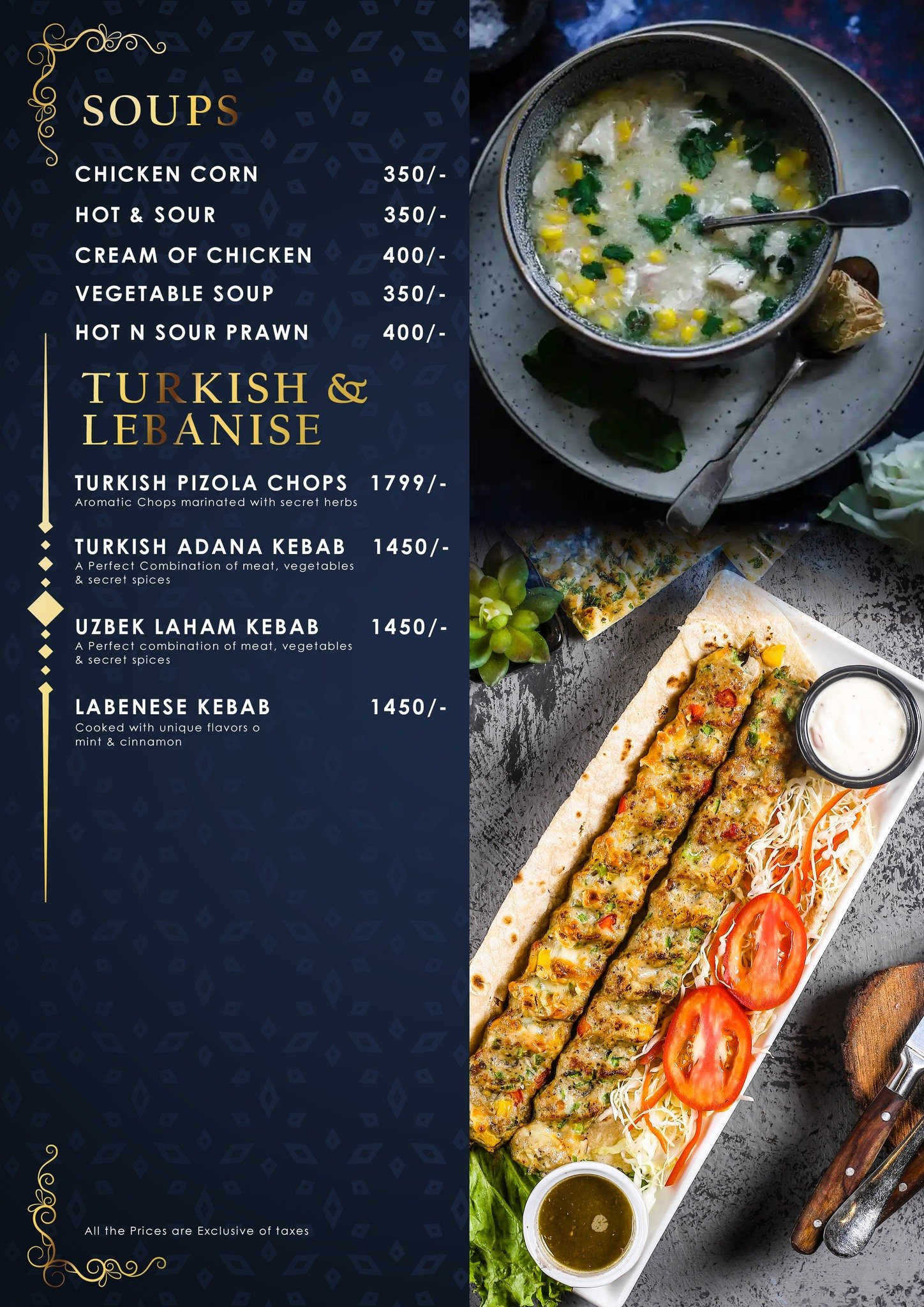 Resto Karachi menu page 2