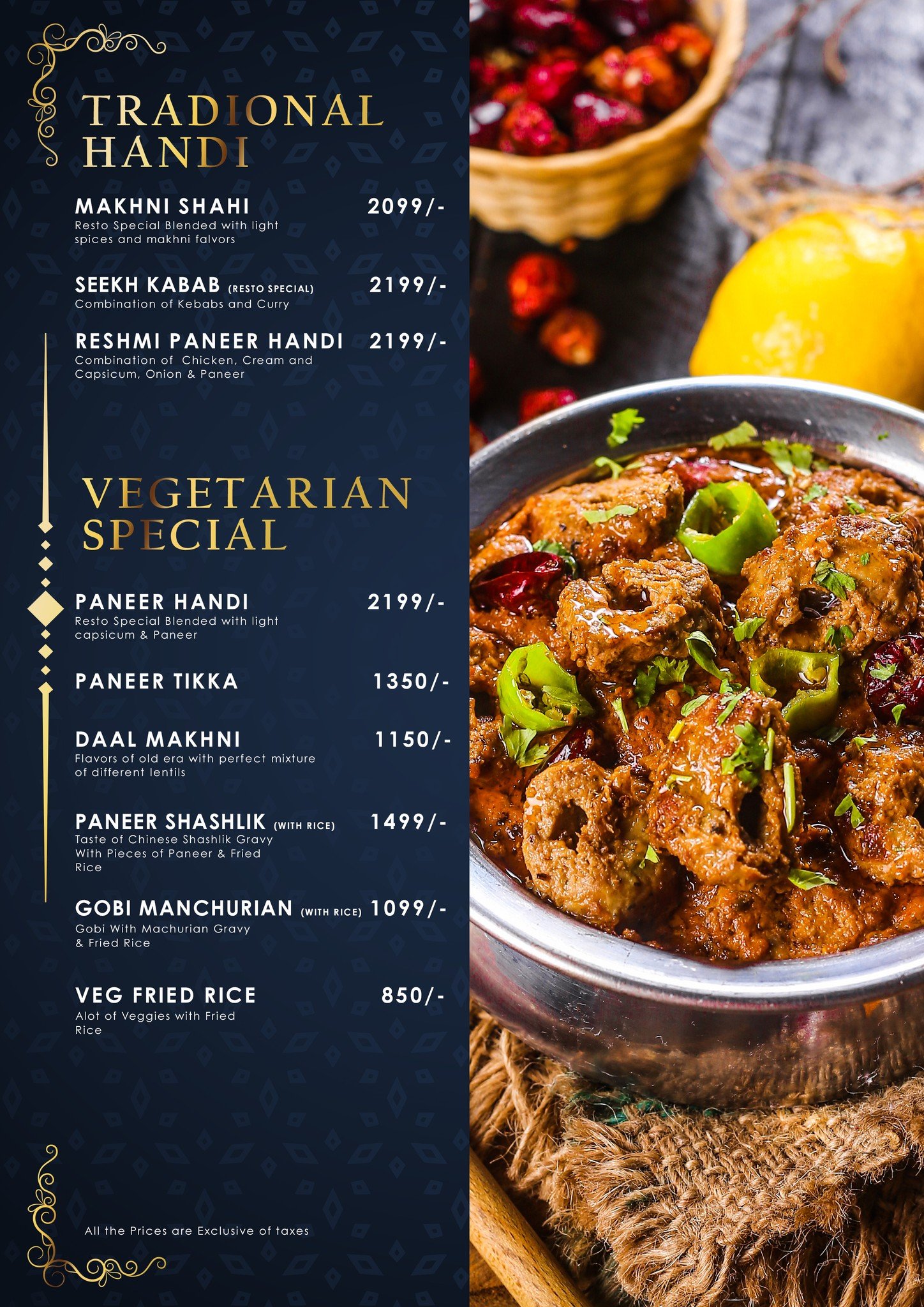 Resto Karachi menu page 4