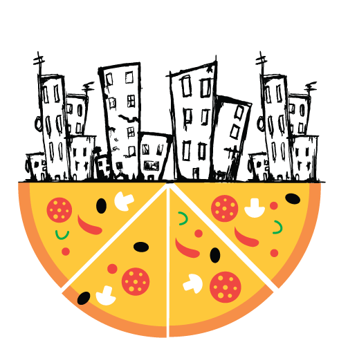 Pizza Town & Desi Foods logo